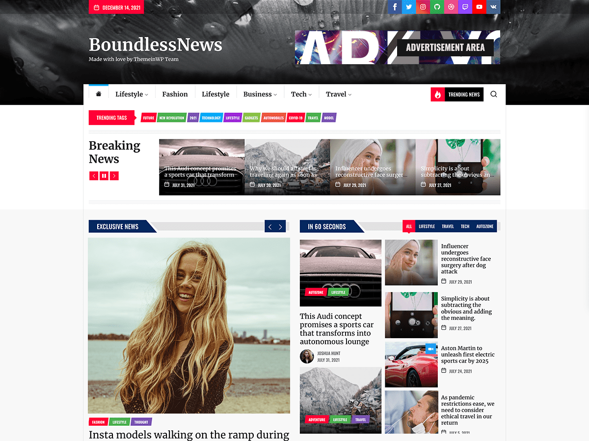 boundlessnews theme websites examples