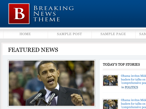 breakingnews theme websites examples