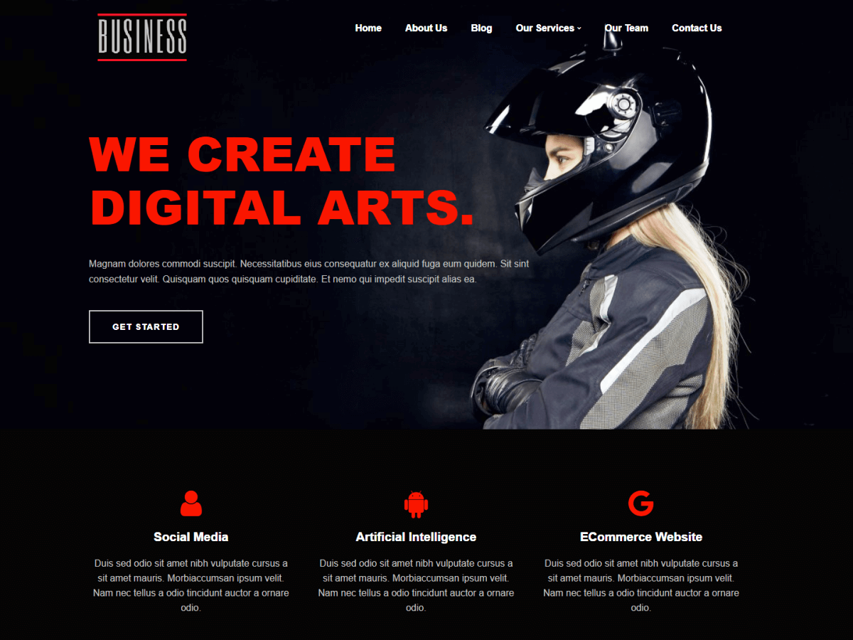 business-dark WordPress theme, websites list used business-dark theme business-dark theme websites examples