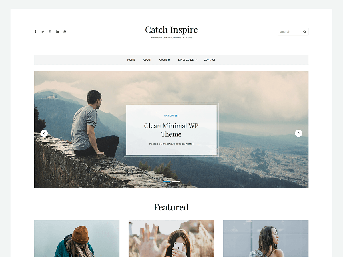 catch-inspire WordPress theme, websites list used catch-inspire theme catch-inspire theme websites examples