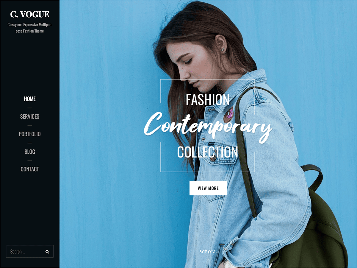 catch-vogue theme websites examples