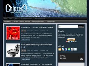 Chip Zero website example screenshot