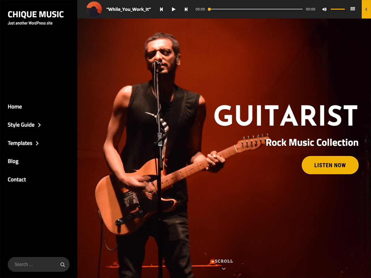 chique-music WordPress theme, websites list used chique-music theme chique-music theme websites examples