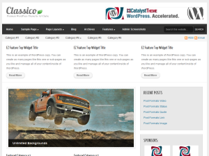 classico-catalyst WordPress theme, websites list used classico-catalyst theme classico-catalyst theme websites examples