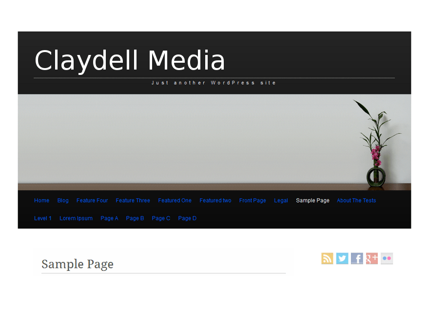 Claydell Media theme websites examples