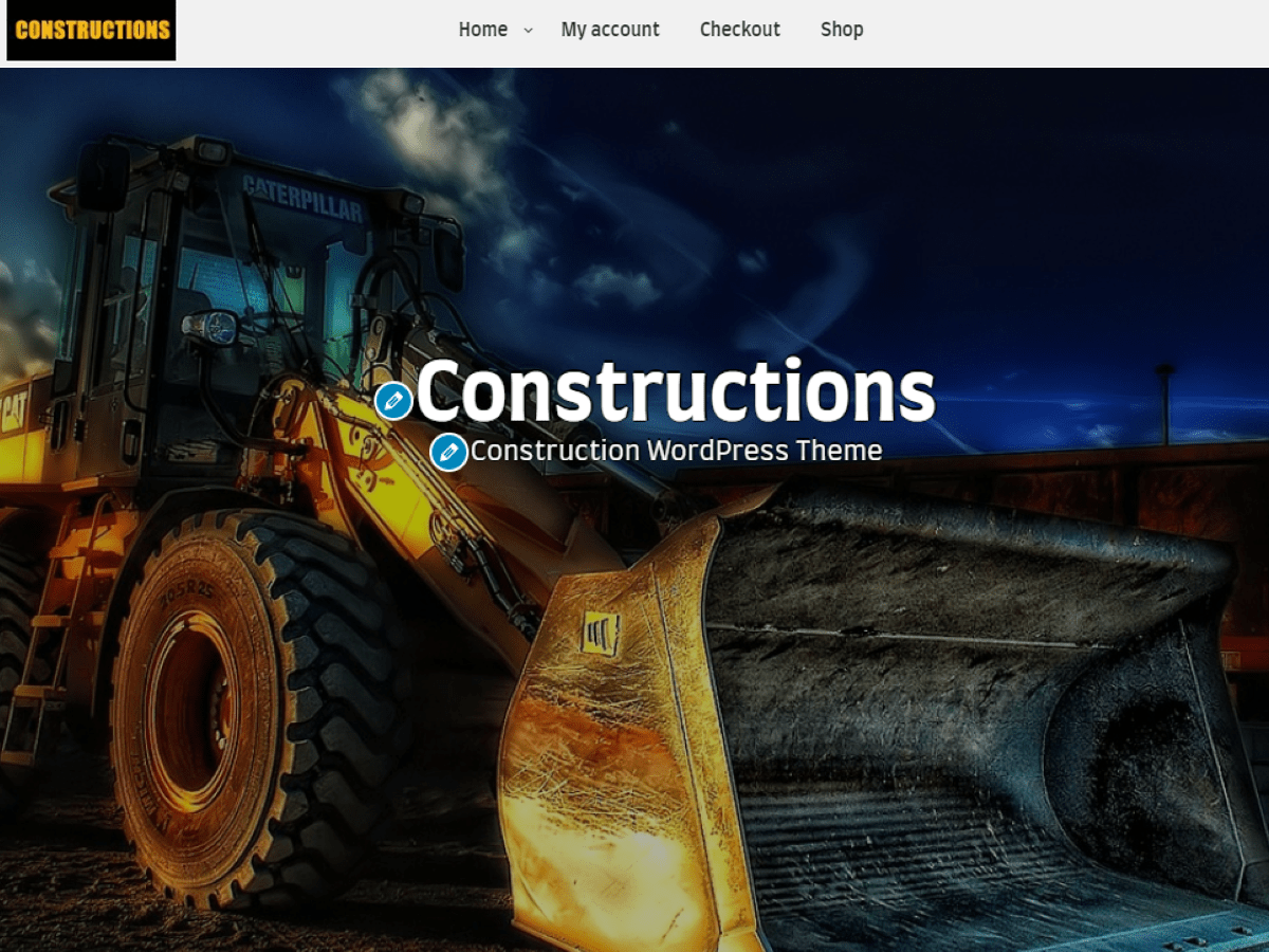 constructions WordPress theme, websites list used constructions theme constructions theme websites examples