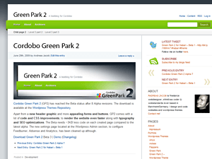 Cordobo Green Park 2 website example screenshot
