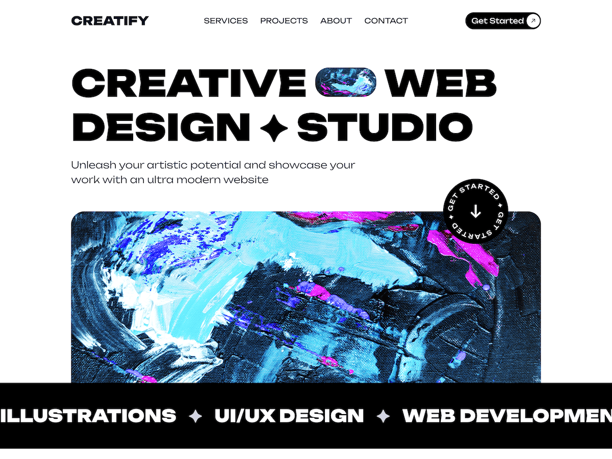 creatify theme websites examples