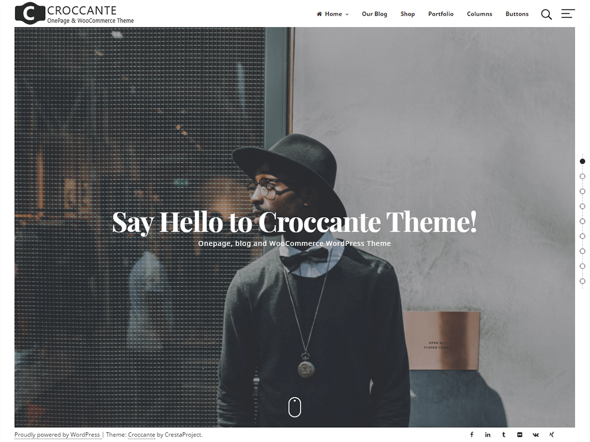 croccante WordPress theme, websites list used croccante theme croccante theme websites examples