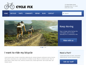 cyclefix theme websites examples