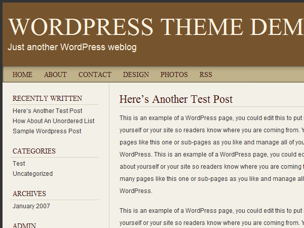 downtown-java-3column theme websites examples