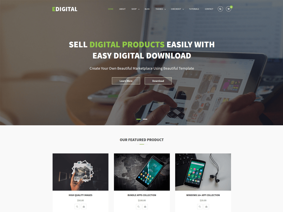 edigital WordPress theme, websites list used edigital theme edigital theme websites examples