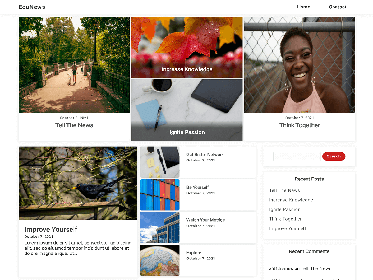 edunews WordPress theme, websites list used edunews theme edunews theme websites examples