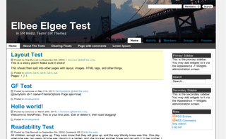 Elbee Elgee website example screenshot