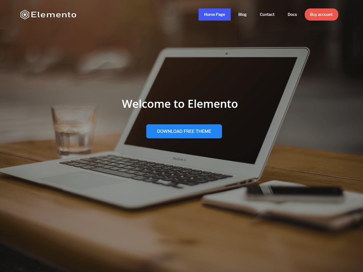 elemento theme websites examples