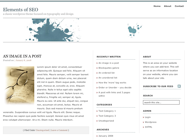 Elements of SEO website example screenshot