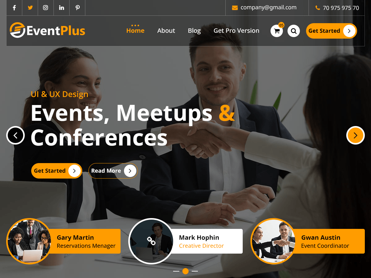 eventplus WordPress theme, websites list used eventplus theme eventplus theme websites examples