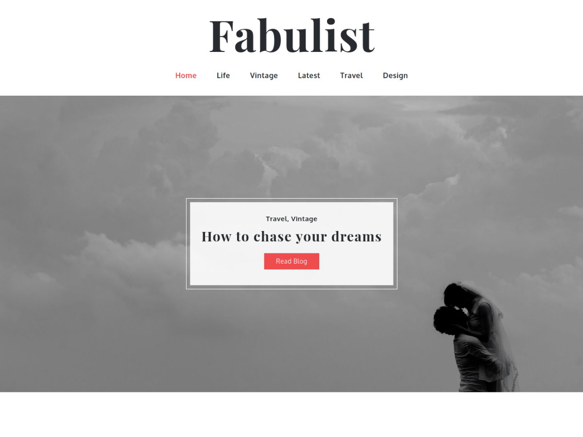 Fabulist website example screenshot