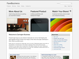 Favebusiness WordPress theme, websites list used Favebusiness theme Favebusiness theme websites examples