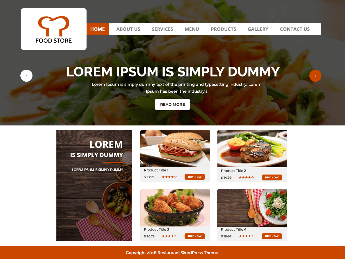 food-restaurant WordPress theme, websites list used food-restaurant theme food-restaurant theme websites examples