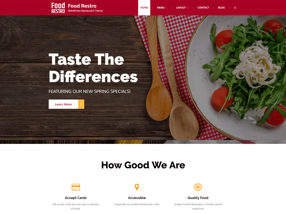 food-restro WordPress theme, websites list used food-restro theme food-restro theme websites examples