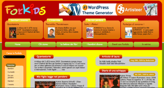 forkids theme websites examples