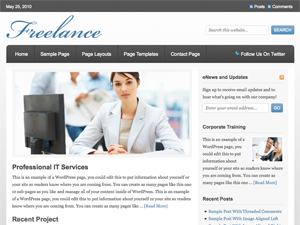 freelance theme websites examples