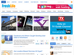 freshlife_3 theme websites examples