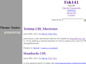 Fsk141 Framework theme websites examples
