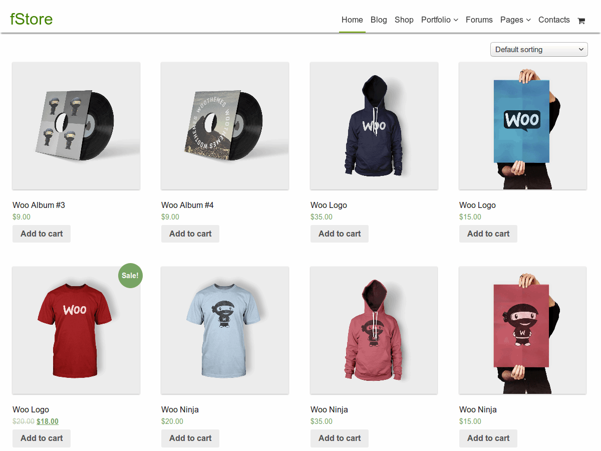 fstore WordPress theme, websites list used fstore theme fstore theme websites examples