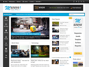 Mazaya theme websites examples