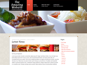 gdrestaurant theme websites examples