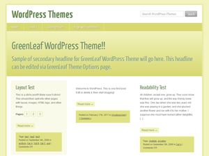 greenleaf theme websites examples