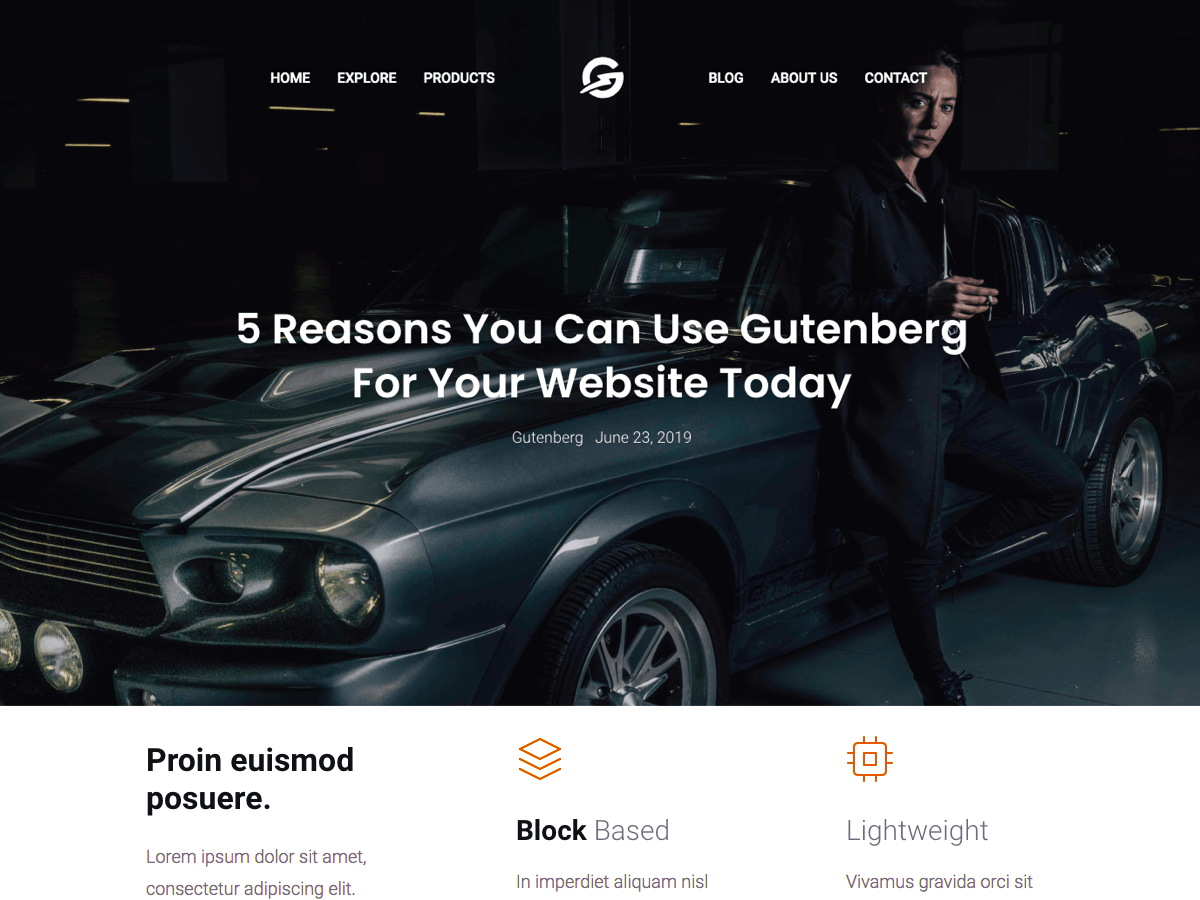 gutenbooster theme websites examples