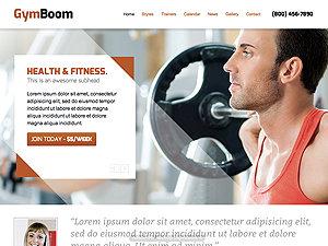 gymboom theme websites examples