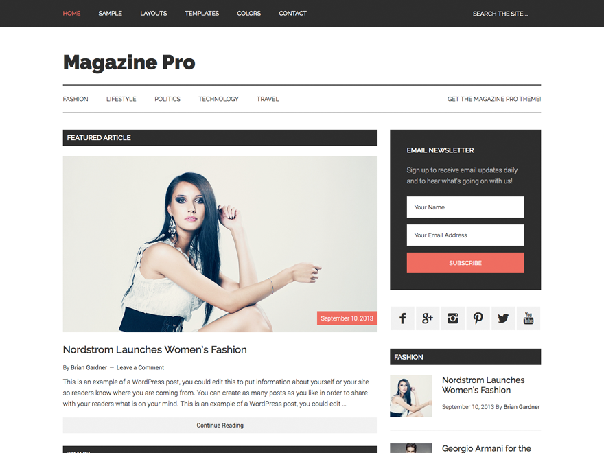 habari WordPress theme, websites list used habari theme habari theme websites examples