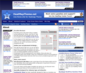 HeatMap Adsense Theme website example screenshot