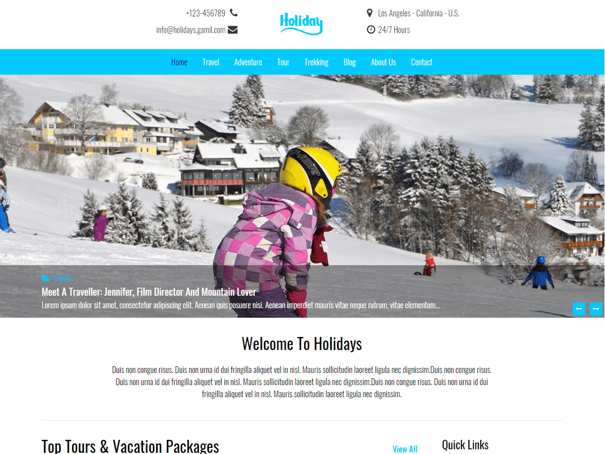 holidays WordPress theme, websites list used holidays theme holidays theme websites examples