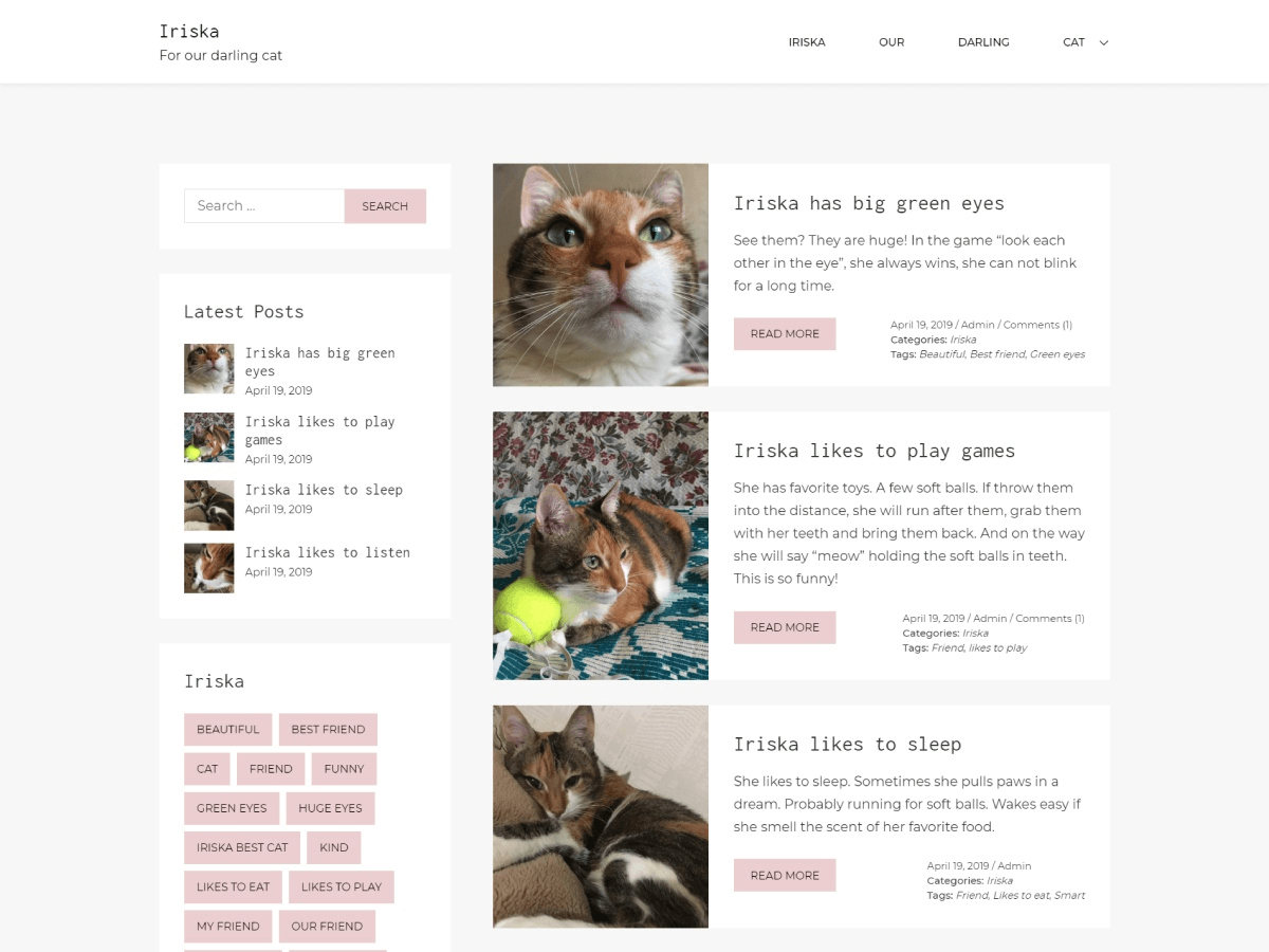 iriska WordPress theme, websites list used iriska theme iriska theme websites examples
