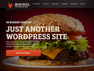 Iron Bull theme websites examples