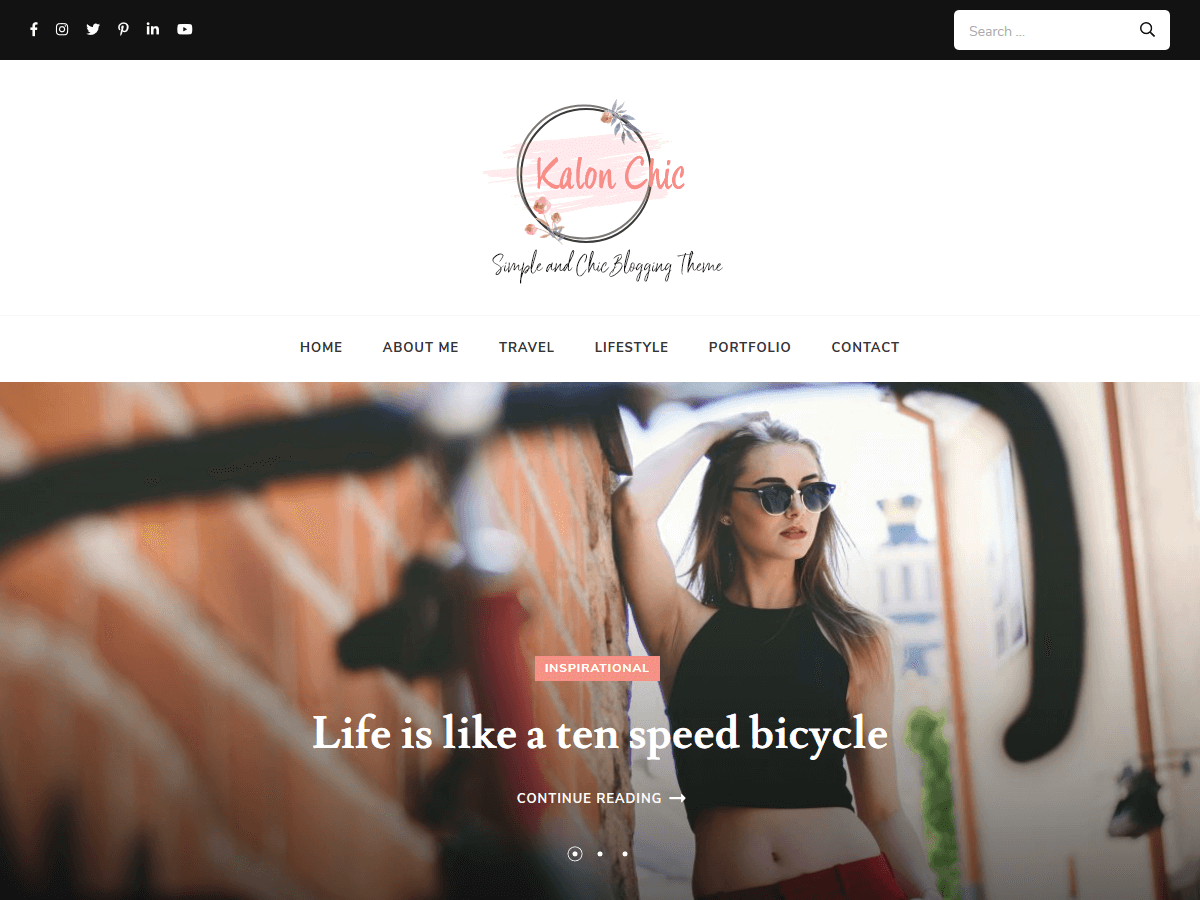 kalon-chic theme websites examples