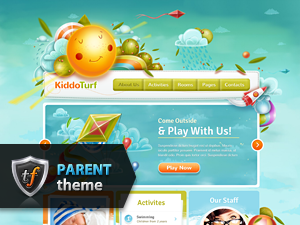 Kiddo Turf website example screenshot