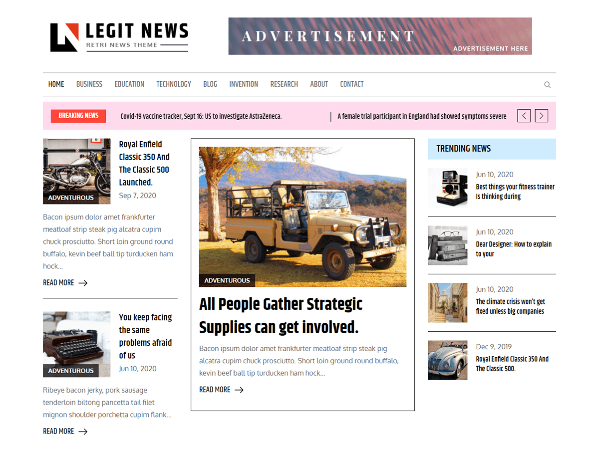 legit-news theme websites examples