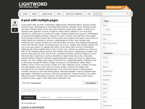 LightWord theme websites examples