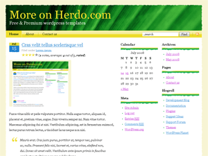 Live website example screenshot