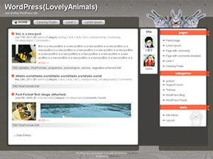 LovelyAnimals theme websites examples