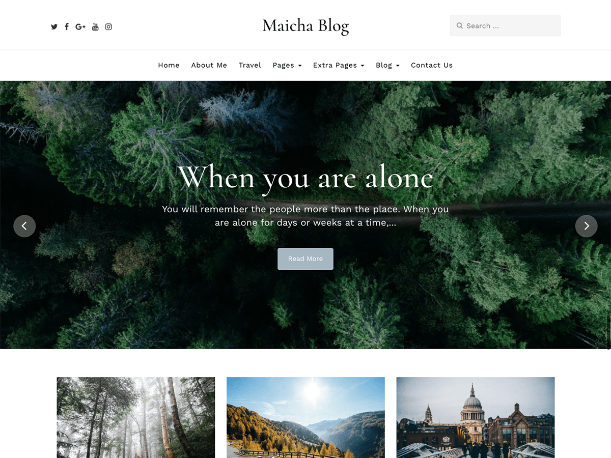 maicha-blog WordPress theme, websites list used maicha-blog theme maicha-blog theme websites examples