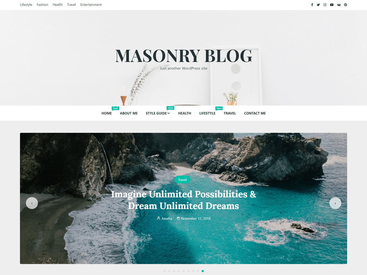 masonry-blog WordPress theme, websites list used masonry-blog theme masonry-blog theme websites examples