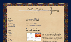 Medieval theme websites examples