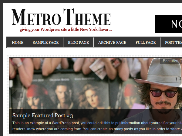 metro_10 theme websites examples